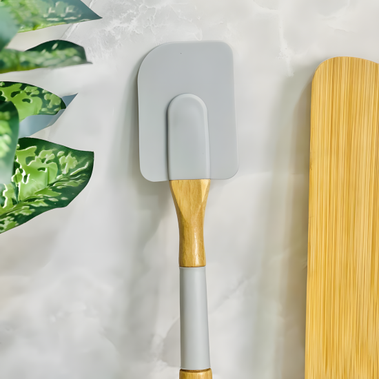Silicone & Wooden Spatula